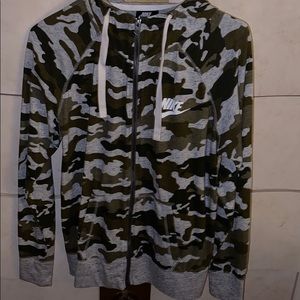 Camo Nike Zip Up